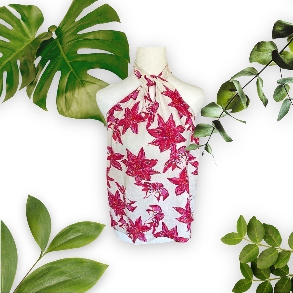 Charlie Page Halter Top Size Large NWT